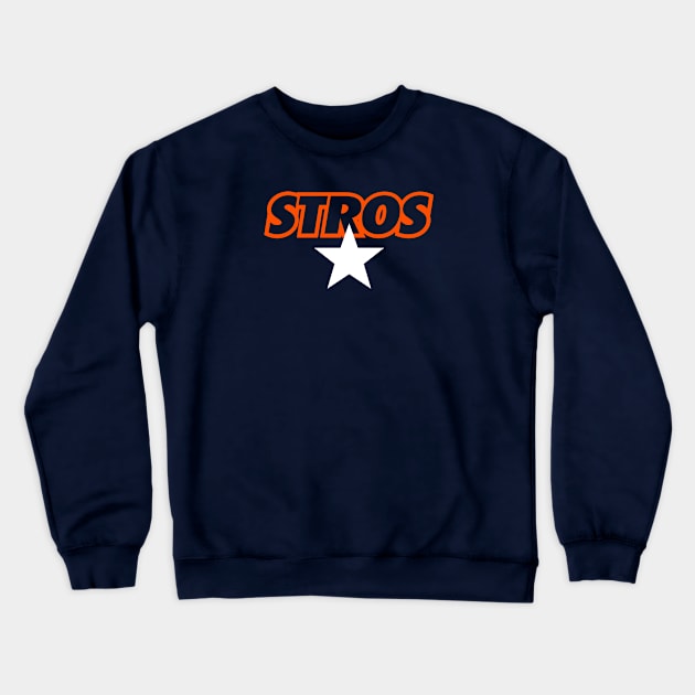 Stros with Star Crewneck Sweatshirt by Throwzack